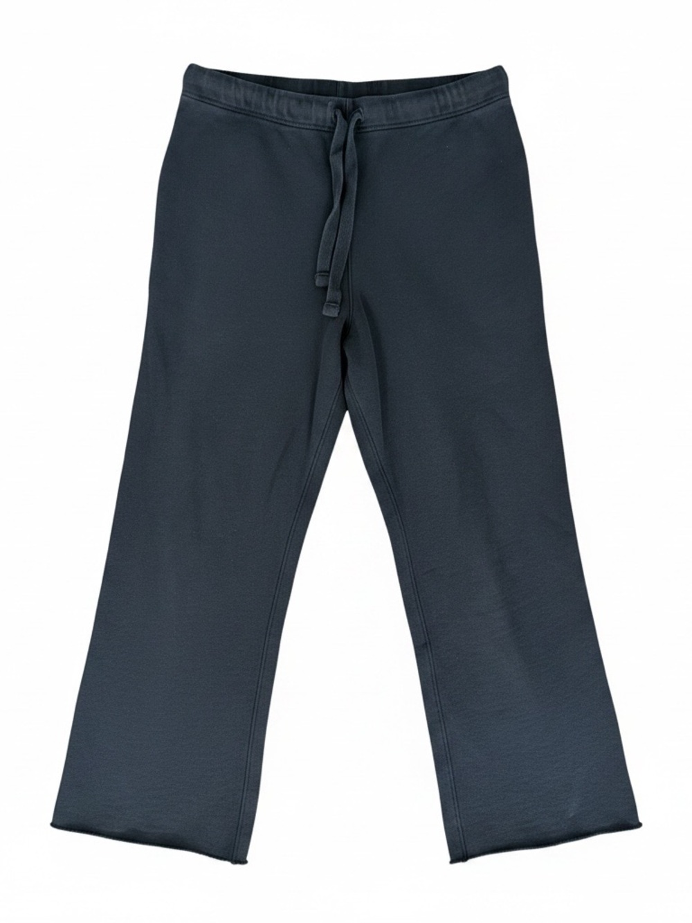 Frank & Eileen Black Drawcord Cropped Sweatpants